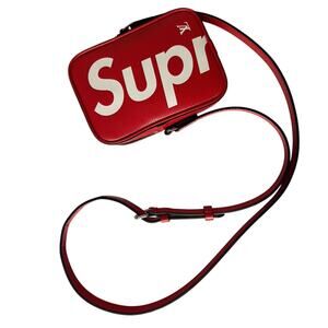 Louis Vuitton x Supreme Danube Epi Leather PPM Red Crossbody Mini Bag